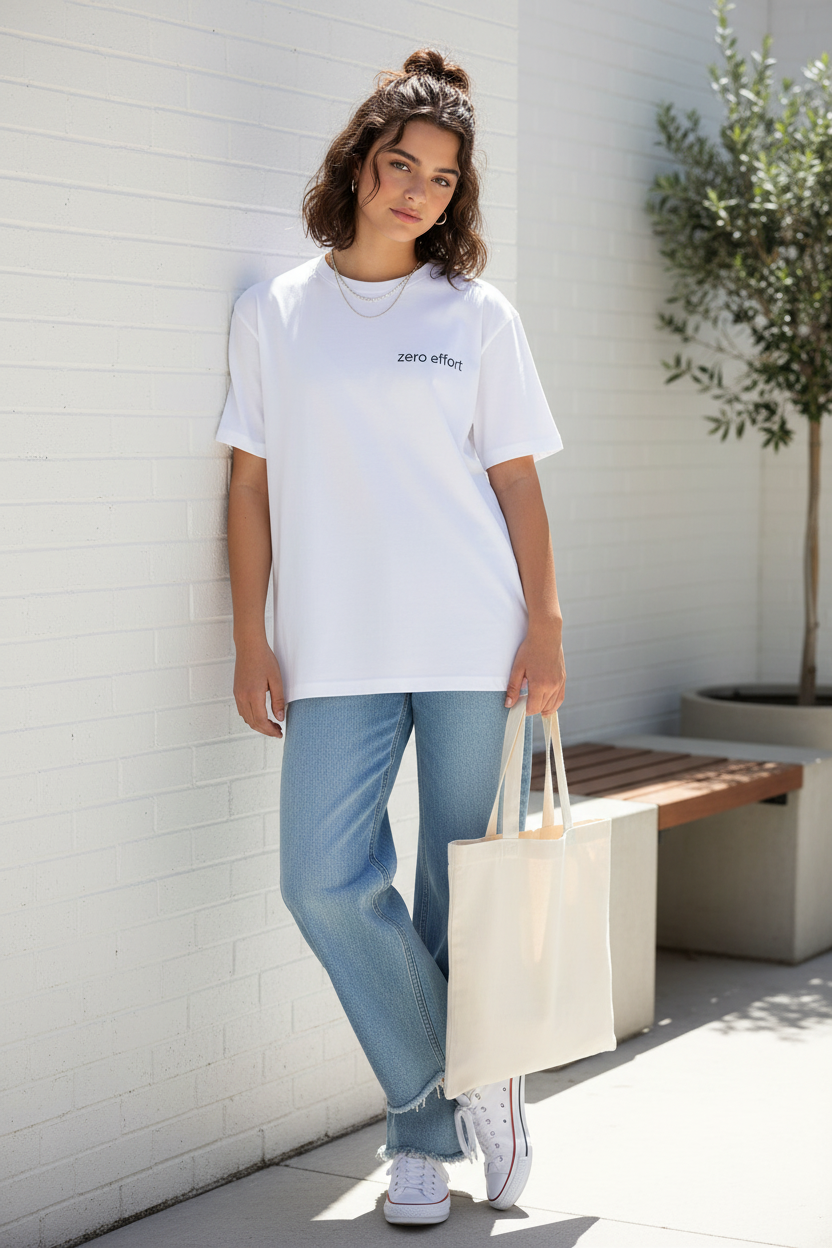 Zero Effort minimalist tee by twowords.