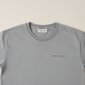 Low Energy washed grey tee by twowords.