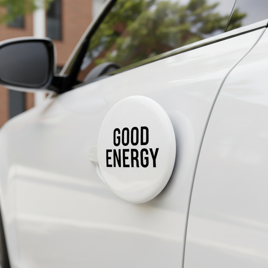 Good Energy car magnet mockup